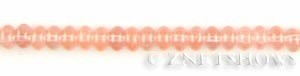 strawberry glass quartz  rondelle Beads <b>8x5mm</b>     per   <b> 15.5-in-str</b>
